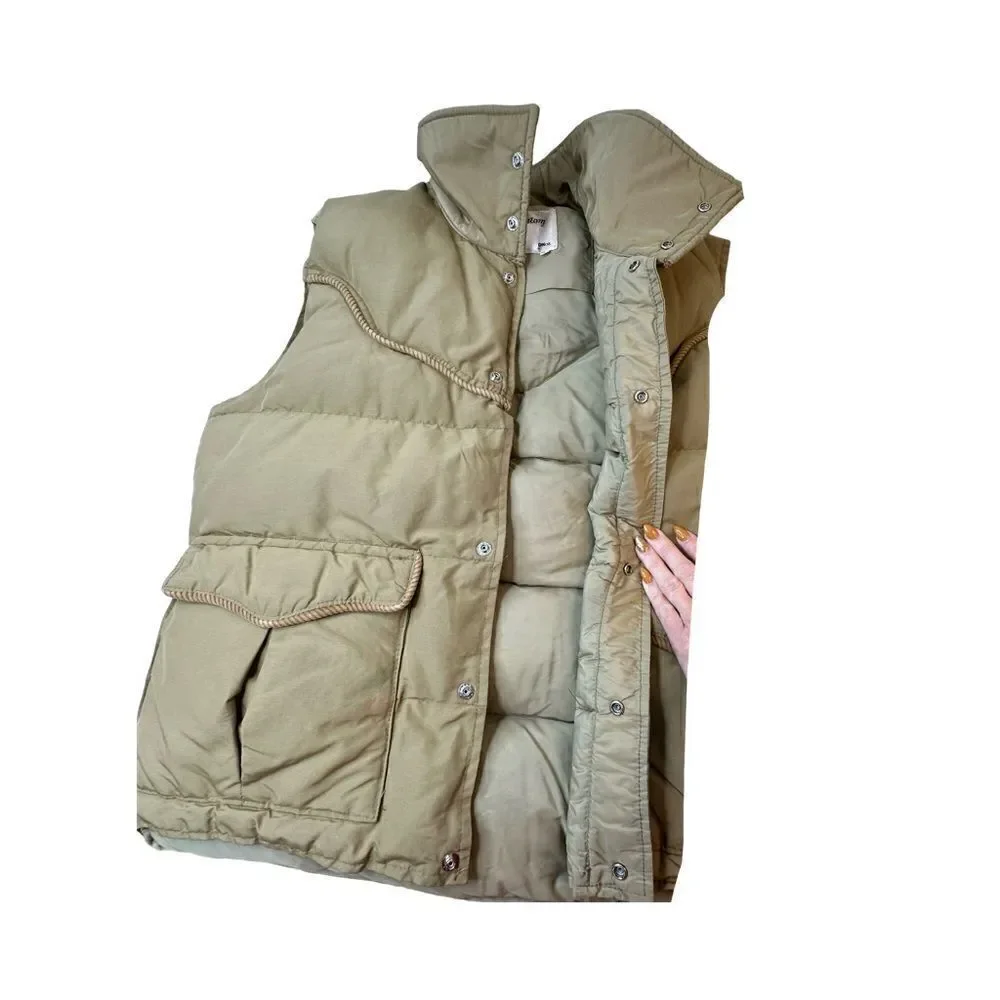 FIELD & STREAM Gordon & Ferguson Co Tan Down Vest Size Large